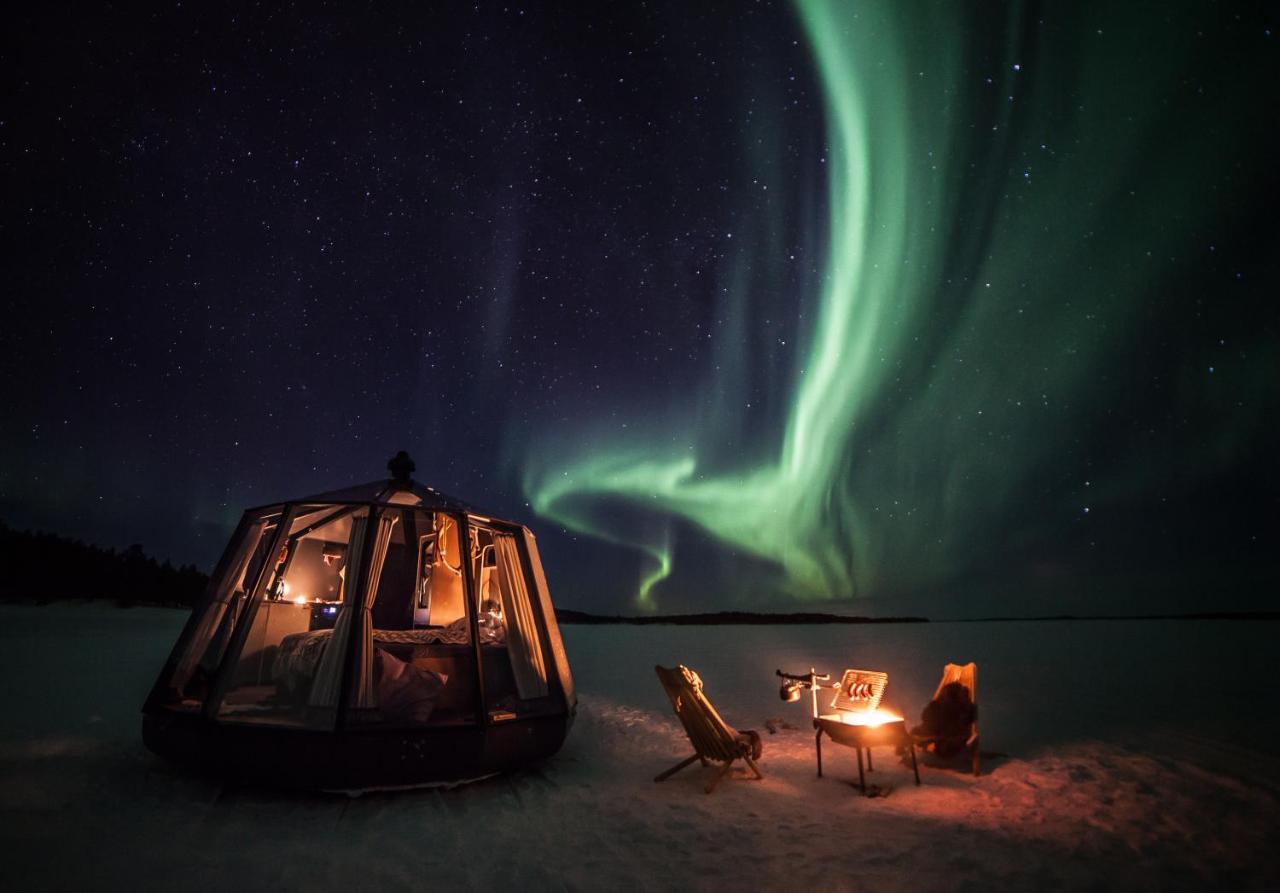 Vikajaervi Lake View Experience Igloos Rovaniemi Luaran gambar