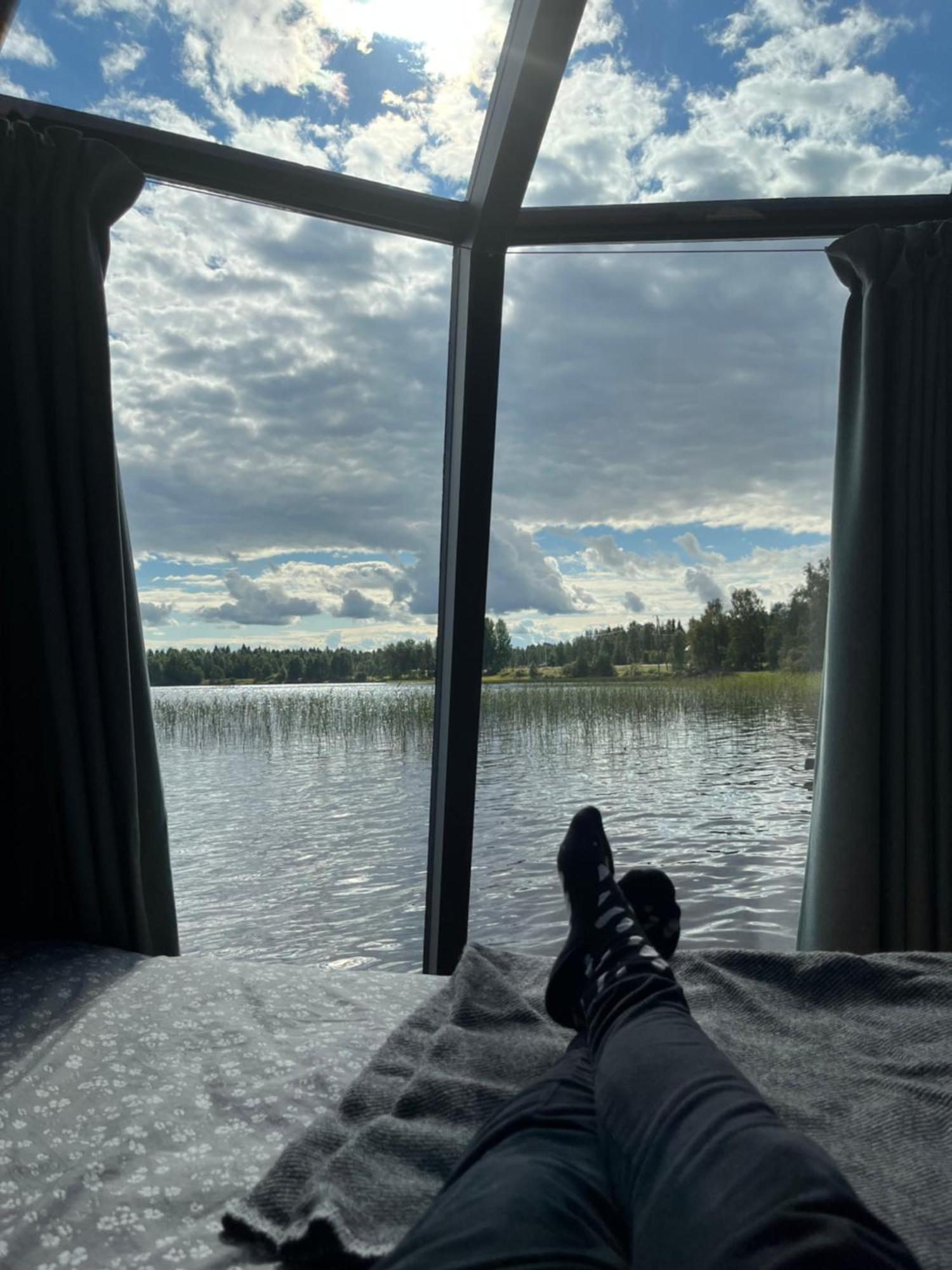 Vikajaervi Lake View Experience Igloos Rovaniemi Luaran gambar