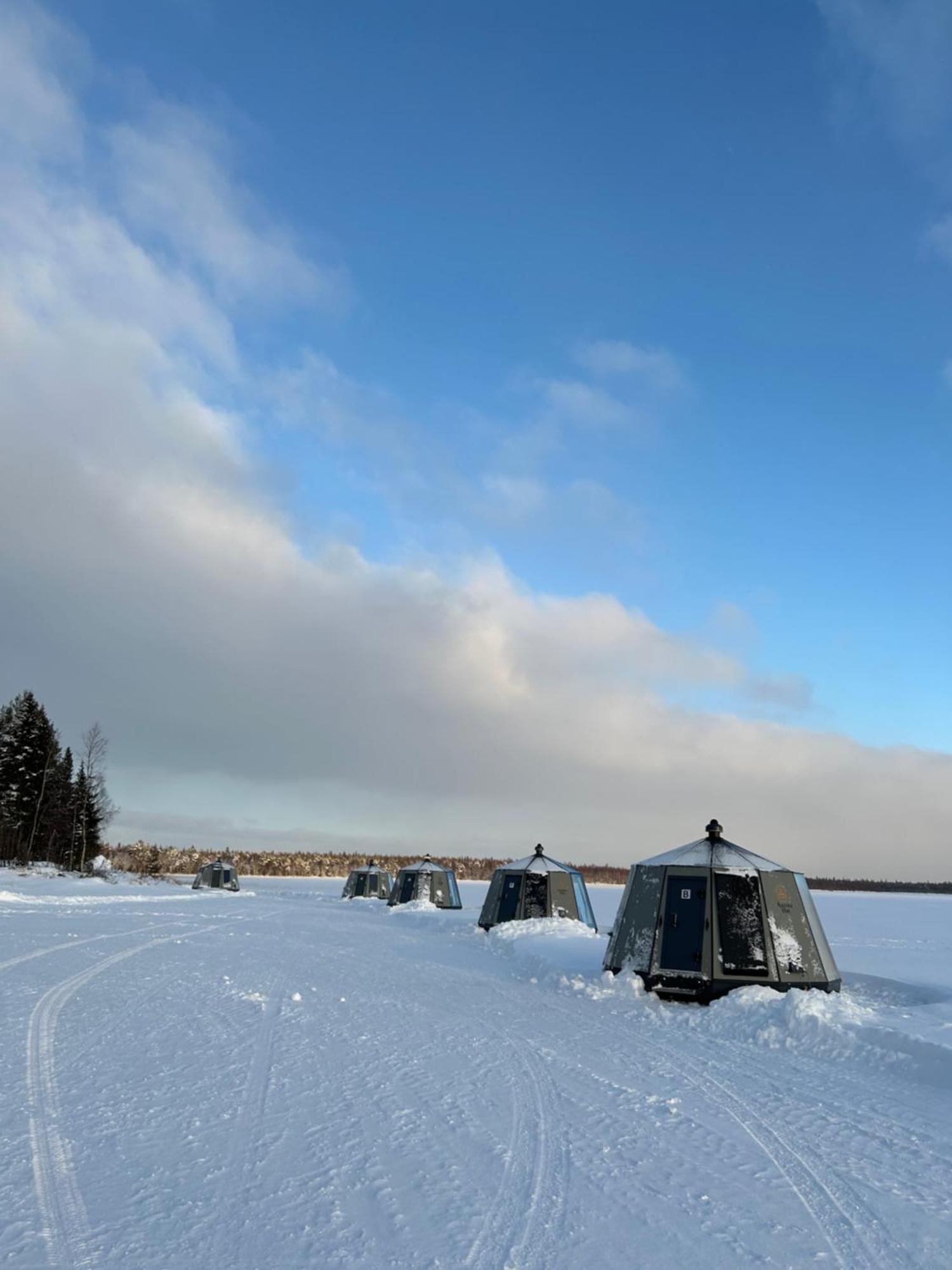 Vikajaervi Lake View Experience Igloos Rovaniemi Luaran gambar
