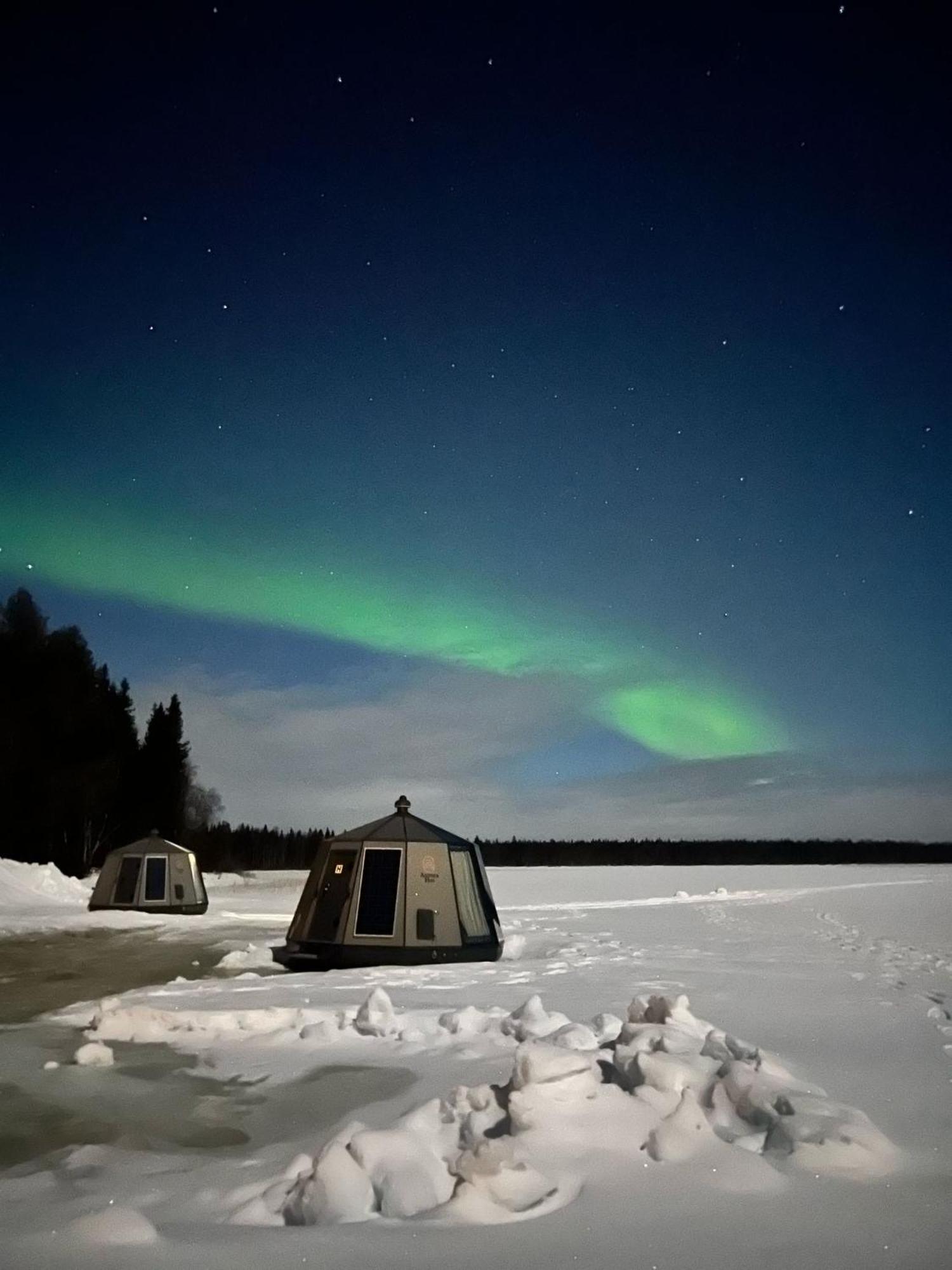 Vikajaervi Lake View Experience Igloos Rovaniemi Luaran gambar